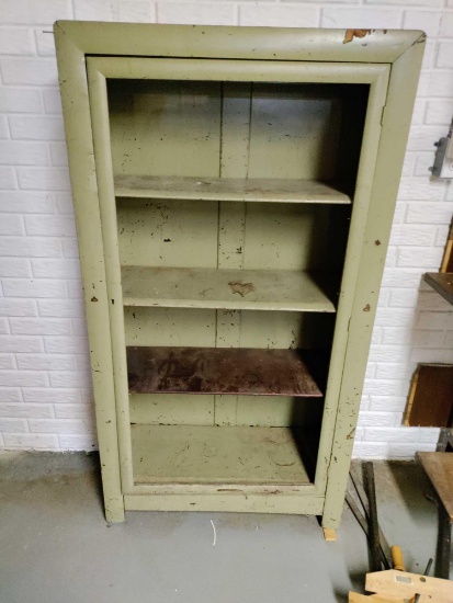 B- Wood Door Cabinet with No Glass