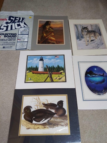 UB2- Lot of Matted Prints