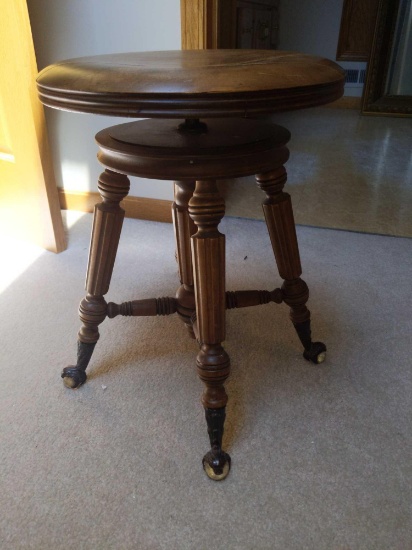 UB2-Wood Adjustable Piano Stool