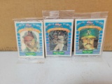 LR- (3) Kellogg's Corn Flakes Hologram Baseball Cards