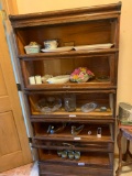 F- Antique Globe Warnicke 5 Unit Bookcase