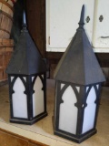 G2- Pair of Electric Wall Lantern Sconces