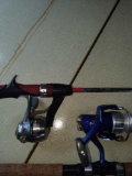 G2- Samurai 2500-3B with Synergy TI 6U Titanium Fishing Reels with Rods
