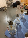 B- (3) Oil Lamps