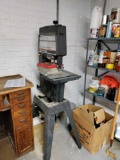B- Band Saw-Sander Craftsman with Extra Blades on Stand