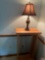 B1- Wood Shelf and Lamp