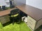 B-L Shaped Desk and Chair
