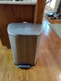 L- Stainless Steel Step Trash Can