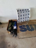 G- Lot of Lawn Chairs and Sun Doormat