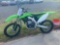 2011 Green Kawasaki KX450F Motorcycle