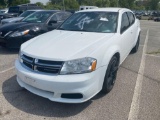 2013 White Dodge Avenger