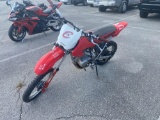 2002 Red Honda XR80R Motorcycle