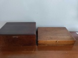 G1- Lot of (2) Silverware Boxes