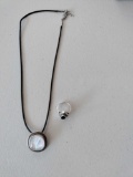 G2- Sterling Silver Necklace and Ring