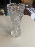 O- Cut Glass Crystal Vase