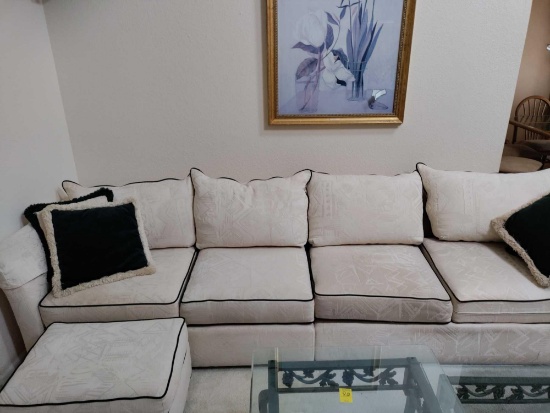 FR-(2) Piece Fine Designs Sectional Couch