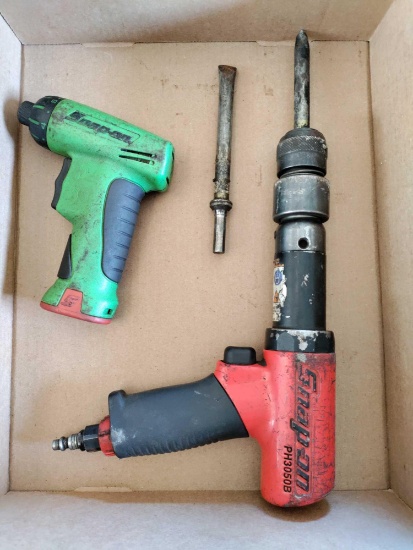 B1-Snap-on Impact Drill and Snap-on Air Chisel