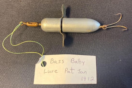 Bass Baby Lure Pat. Jan 1912