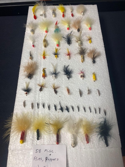 (58) Miscellaneous Flies, Poppers and Jigs