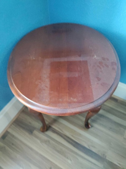 H- Wood End Table