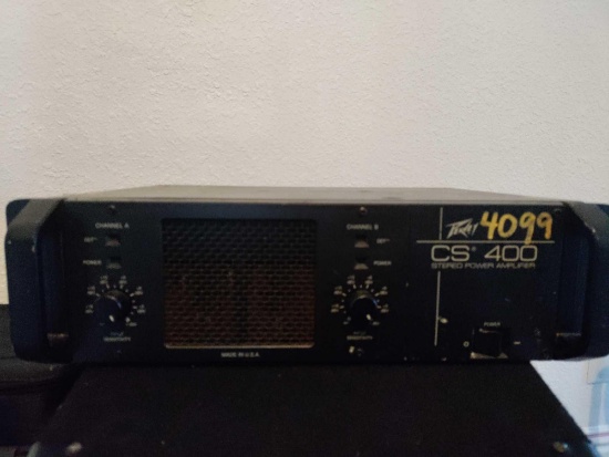 H- Peavey CS 400 Stereo Power Amplifier
