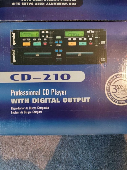 H-Gemini CD-210 Professional CD Player