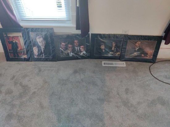 H-(5) Matted Pictures