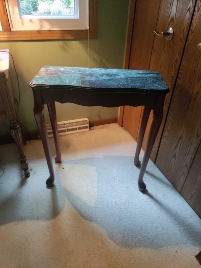 B1-Marble Top Hall Table