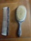 FR- Vintage Ladies Hairbrush and Comb