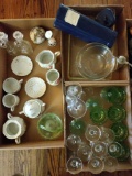 FR- (3) Boxes Assorted Glass and Kitchen Items