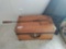 BR3- Small Wood Chest and Rug Beater