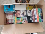 FR- Large Box of VHS Tapes