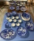 Set of Blue Willow Dishes Made in Japan