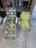 (2) Vintage 60s Childrens Chairs