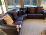 Faux Leather Signature Design Sectional