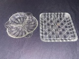 (2) Glass Candy Dishes
