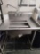 DWR- Stainless Steel Prewash Sink For A Dishwasher