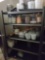 BR- Metal Shelf and Contents