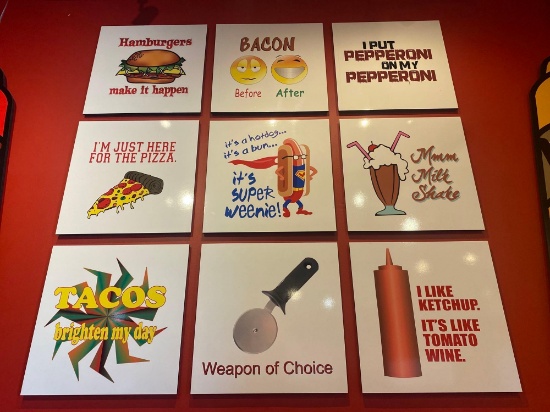 DR- (9) Food Signs