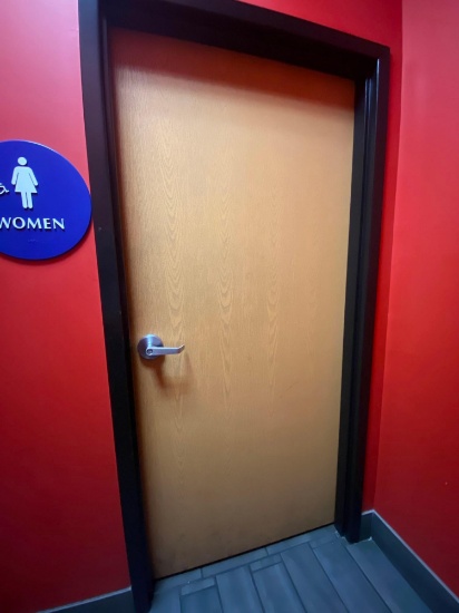 Bathroom- Women's Bathroom Door