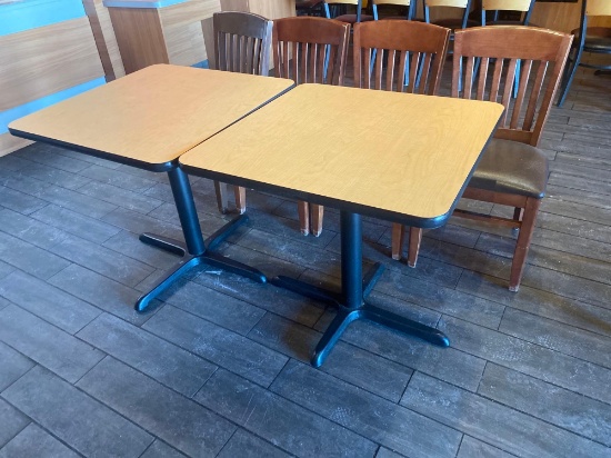 DR- (2) Tables and (4) Chairs