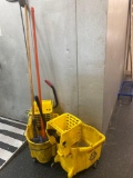 FK- Mop Buckets and Crate of Mop Heads