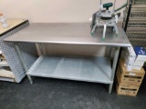G- Stainless Steel Prep Table