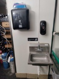 Dishwasher Room (DWR) G-Stainless Steel Sink, Paper Towel Dispenser, and Soap Dispenser