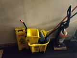 H- Bissell Vacuum and Mop Bucket