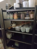 BR- Metal Shelf and Contents