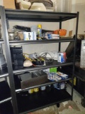 BR- Metal Shelf and Contents