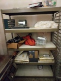 BR- Metal Shelf and Contents