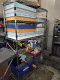 BR- Large Commercial Restaurant Rack and Contents