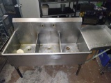 BR-Stainless Steel (3) Bay Sink